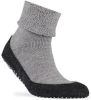 Falke Cosyshoes Pantoffels Anti Slip Sok Lichtgrijs/Middengrijs online kopen