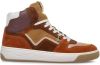 Floris van bommel Iggi Katja Schuurman for Floris 23 01 Cognac Suede G Wijdte Sneakers hoge sneakers online kopen