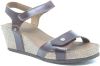 Panama Jack Julia Clay B1 sandalen met sleehak cognac online kopen