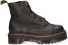 Dr Martens Anfibio Dr. Martens Sinclair in pelle nera martellata con maxi suola online kopen