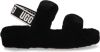 Ugg Oh Yeah Slide Dames Slippers en Sandalen Black Leer online kopen