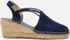 Toni Pons Tremp suède espadrilles donkerblauw online kopen